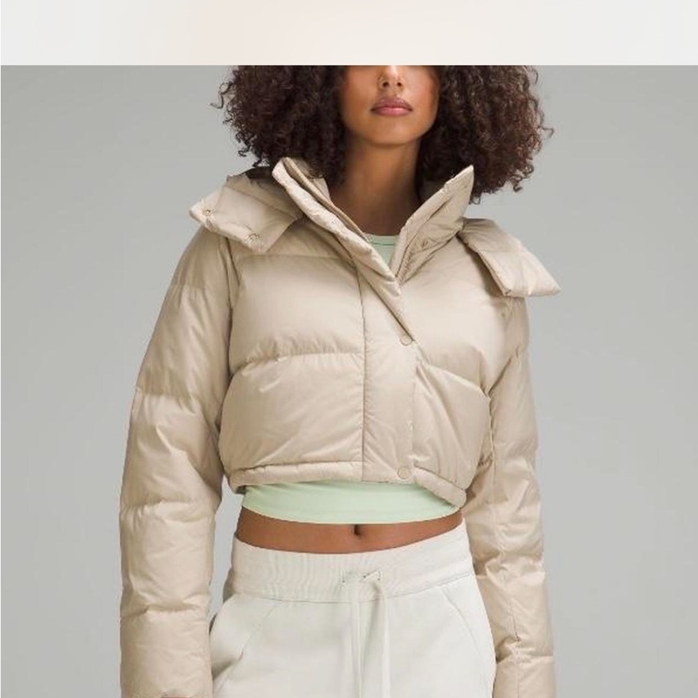 Lululemon Wunder Puff Super-Cropped Jacket Trench Size 6